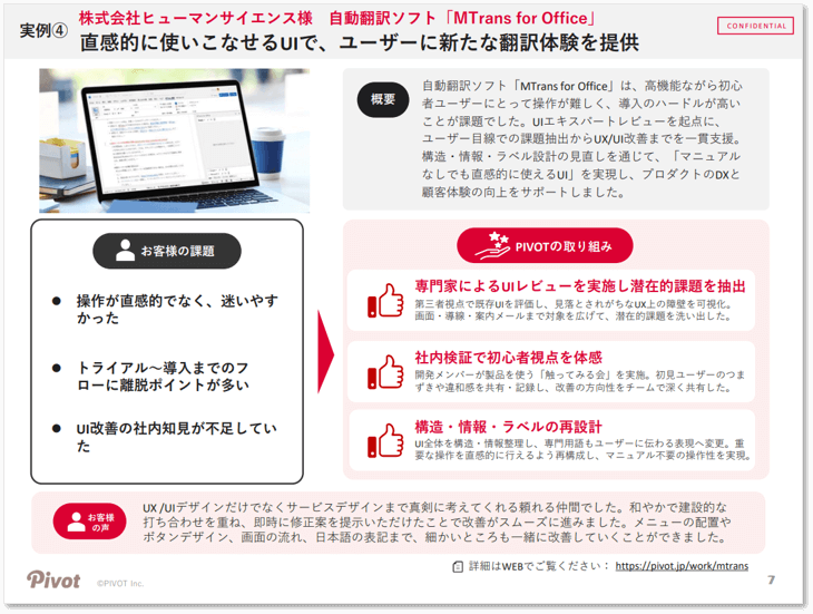 【事例集】現場課題を解決したDX支援6選_自動翻訳ソフト「MTrans for Office」