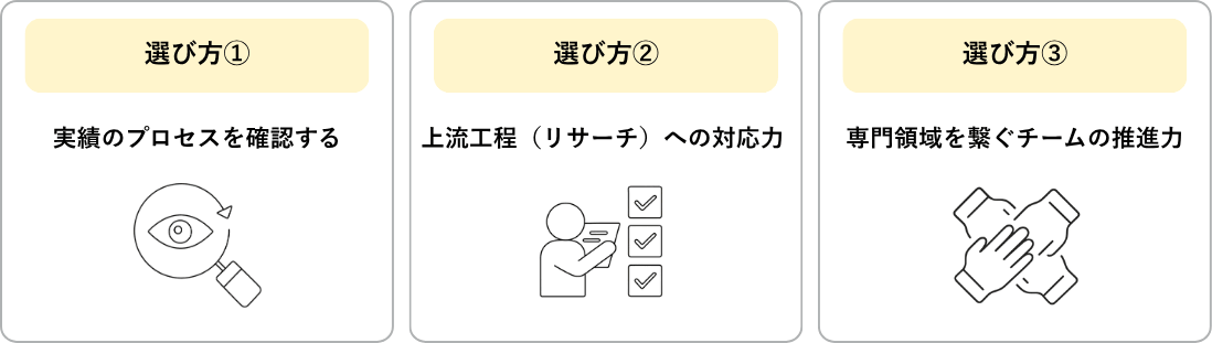 失敗しないアプリ開発会社選び3つのポイント